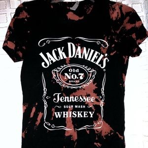 vintage jack daniels acid wash graphic t-shirt!